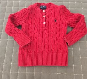 Polo by Ralph Lauren Kids Red Knit Sweater